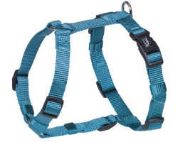 Nobby Шлейка для собак Classic S-M 1,5х30-50 см голубая