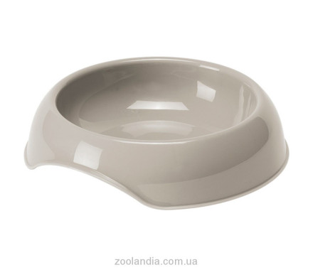 Moderna Миска для котов Gusto 14,7x14,7x3,3 см 200 мл тепло-серая