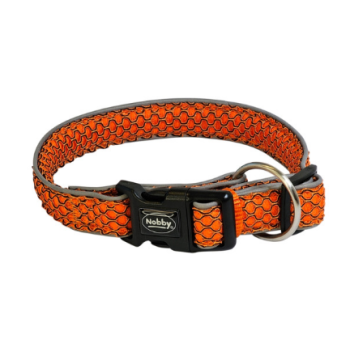 Nobby Ошейник для собак Mesh Air M-L 3,2х40-55 см оранжевый