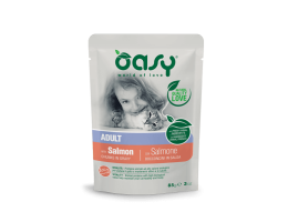 Oasy Вологий корм для котів Лосось в соусі 85 г