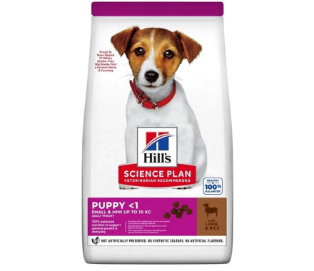 Hill’s SP Сухой корм для щенков Puppy Small&Mini Ягнёнок 6 кг