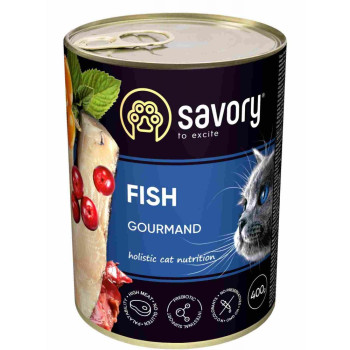 Savory Консерва для котов Рыба 400 г