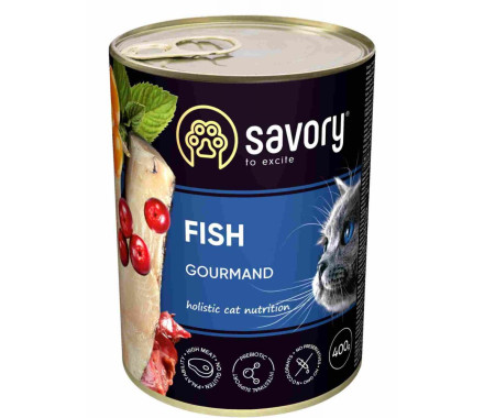 Savory Консерва для котов Рыба 400 г