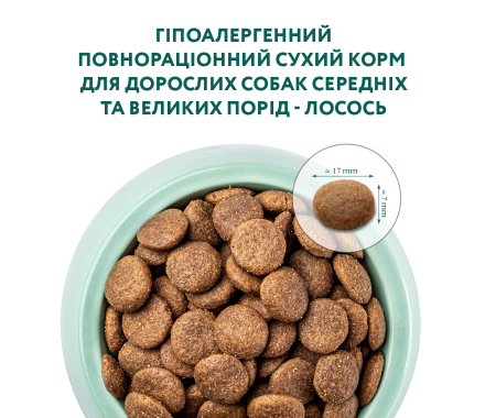Optimeal Medium Breed Hypoallergenic Сухий корм для собак Лосось 12 кг