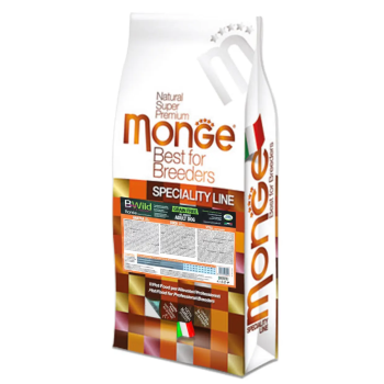 Monge Сухой корм для собак Bwild Grain Free Утка 15 кг