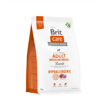 Brit Care Hypoallergenic Adult Medium Breed Сухой корм для собак Ягнёнок 3 кг