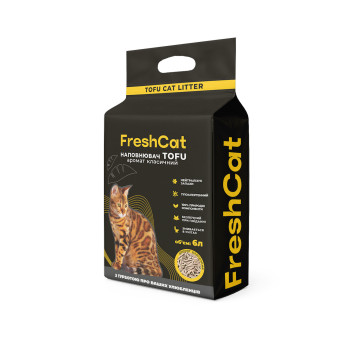 Fresh Cat Наполнитель Tofu Классический 2,5 кг 6 л