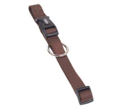 Nobby Ошейник для собак Classic S-M 1,5х30-45 см коричневый