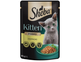 Sheba Вологий корм для кошенят Курка в соусi 85 г