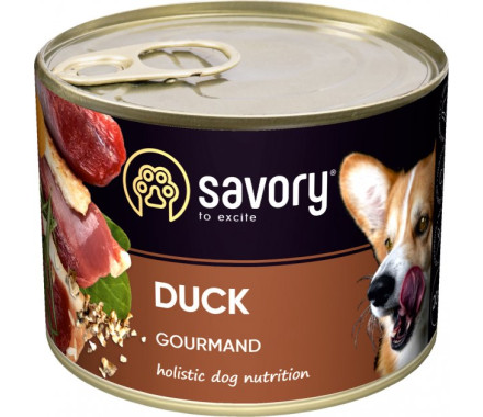 Savory Консерва для собак Утка 200 г