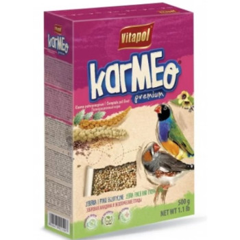 Vitapol Karmeo Premium Корм для зебровых амадин и экзотических птиц 500 г