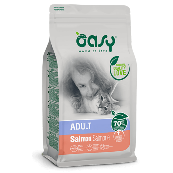 Oasy Сухий корм для котів Lifestage Лосось 300 г