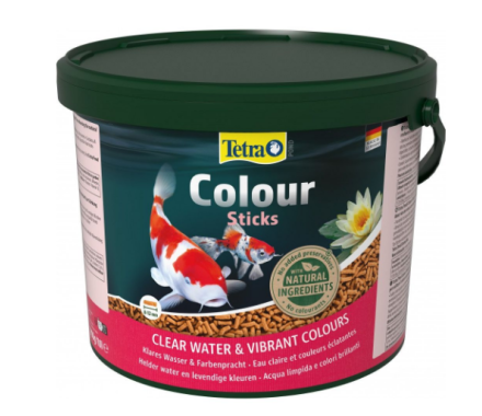 Tetra Pond Colour Sticks Корм для всех прудовых рыб для окраски Палочки 10 л