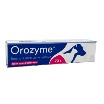 Ecuphar Orozyme Гель для ухода за ротовой полостью котов и собак 70 мл