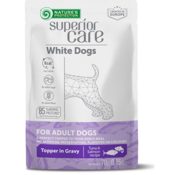 Nature\'s Protection Влажный корм для собак White Dogs Тунец и лосось 70 г
