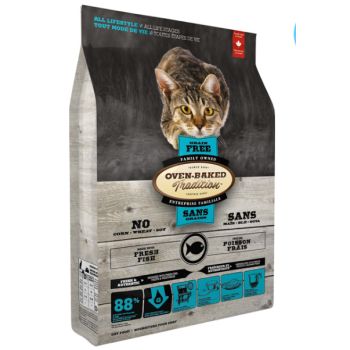 Oven-Baked Tradition Grain Free Сухой корм для котов беззерновой Рыба 4,54 кг