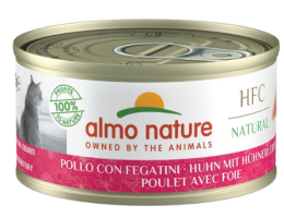 Almo Nature HFC Natural Консерва для котов Курица и печень 70 г