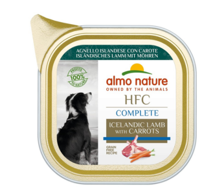 Almo Nature HFC Complete Консерва для собак Исландский ягненок и морковь 85 г