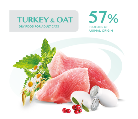 Optimeal Сухой корм для котов Стерилизованные Индейка и овес 10 кг