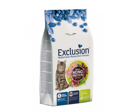 Exclusion Сухий корм для котів Курка 12 кг