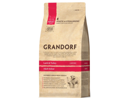 Grandorf Сухий корм для котів Indoor Ягня та індичка 400 г