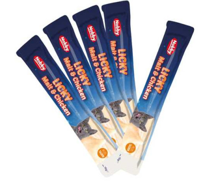Nobby Лакомства для котов StarSnack Licky Malt Chicken 5х15 г