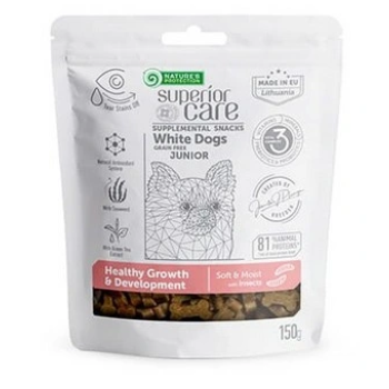 Nature\'s Protection Лакомства для собак Superior Care White Dogs Grain Free Healthy Насекомые 150 г