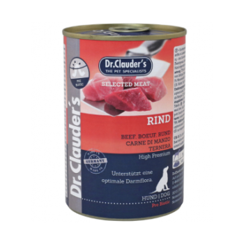Dr.clauder`s canned for dogs beef 400 g