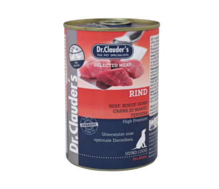 Dr.clauder`s canned for dogs beef 400 g