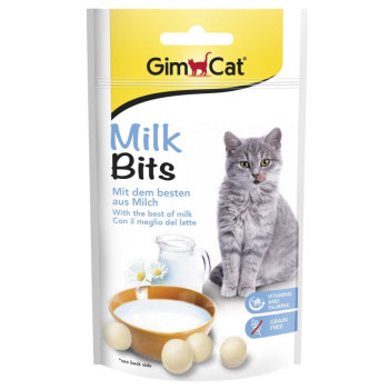 GimCat Витаминизированные лакомства для котов MilkBits Молоко 40 г