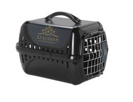 Moderna Переноска для котів Trendy Runner Luxurious метал 49,4х32,2х30,4 см чорний