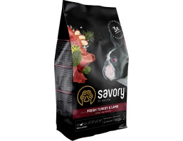 Savory Small Breed Сухий корм для собак Ягня та індичка 3 кг