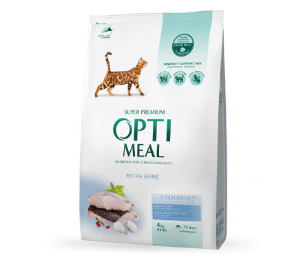 Optimeal Сухий корм для котів Тріска 4 кг