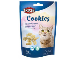 Trixie Ласощі для котів Cookies печиво Лосось та котяча м'ята 50 г