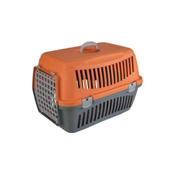 AnimAll Переноска для котів та собак CNR-134 58х42х42 см сіро-помаранчева
