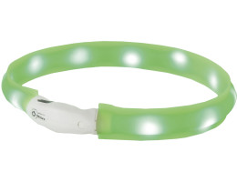 Nobby Ошейник для собак USB Visible 2,5х55 см зеленый