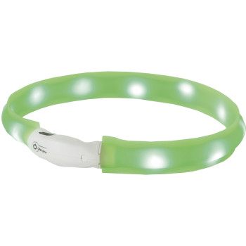 Nobby Ошейник для собак USB Visible 2,5х55 см зеленый