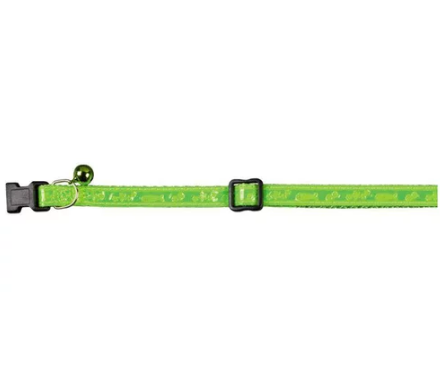 Nobby Ошейник для кошек Neon 1х20–30 см салатовый