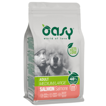 Oasy Сухий корм для собак Oap Medium/Large Breed Лосось 2,5 кг