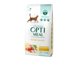 Optimeal Сухий корм для котів Курка 1,5 кг