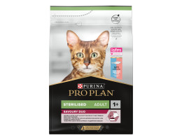 Pro Plan Sterilized Сухой корм для котов Треска и форель 3 кг