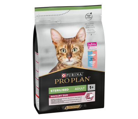 Pro Plan Sterilized Сухой корм для котов Треска и форель 3 кг
