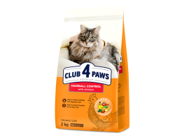 C4P Premium Сухий корм для котів Виведення шерсті 2 кг
