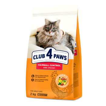C4P Premium Сухой корм для котов Выведение шерсти 2 кг