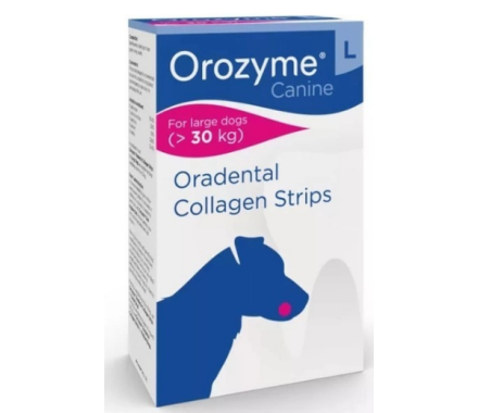 Ecuphar Orozyme Жевательные полоски для гигиены ротовой полости собак L 141 г