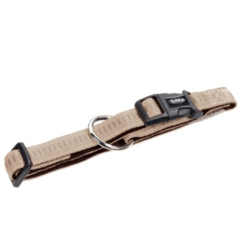 Nobby Ошейник для собак Soft Grip XS-S 1,5х25-35 см бежевый