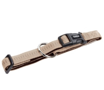 Nobby Ошейник для собак Soft Grip XS-S 1,5х25-35 см бежевый