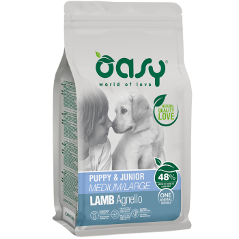 Oasy Сухий корм для цуценят Oap Medium/Large Breed Ягня 2,5 кг
