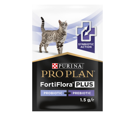 Pro Plan FortiFlora Plus Пробиотик для кошек 1,5 г — цена за 1 саше