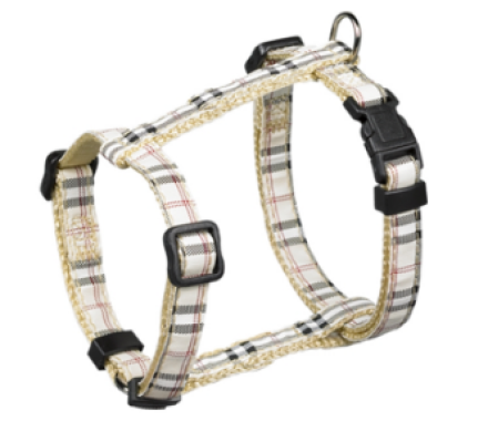 Nobby Шлея для собак Tartan 1х20-35 см бежевая